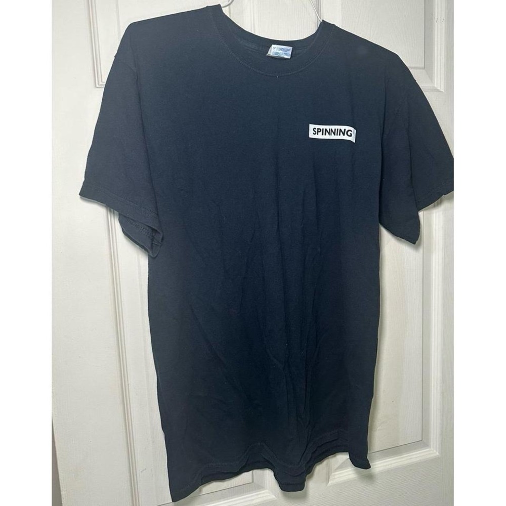 vintage 90s SCHWIN SPINNING T-Shirt LARGE bicycle soft!